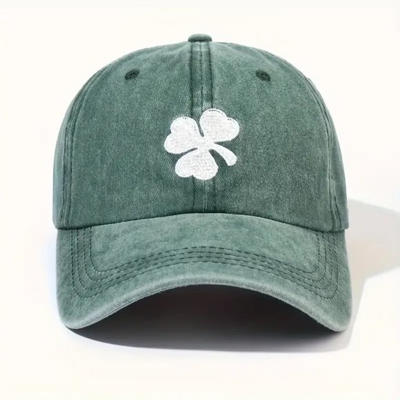 Accessories - St Patrick's Day Green Clover Baseball Hat Cap Lucky Shamrock Irish NEW IN BAG